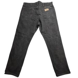 VTG Wrangler 1013MWZWK Jeans Mens 38x32 Black Denim Straight Leg Classic Fit